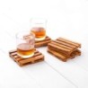 Set of 4 Personalized Wooden Coasters