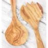 Set of Big Wood Spoon and Wooden Spork