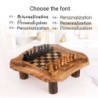 Fancy Chess Board Wooden with Natural Legs