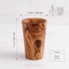 Beautiful Handmade Wooden Cup Set of 2