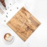Puzzle Custom Coasters Handmade from Olive Wood