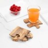 Puzzle Custom Coasters Handmade from Olive Wood
