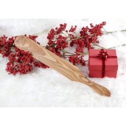 Straight Spatula Handmade from Olive Wood