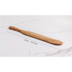 Straight Spatula Handmade from Olive Wood