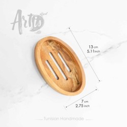 Soap Caddy Handmade from Olive Wood