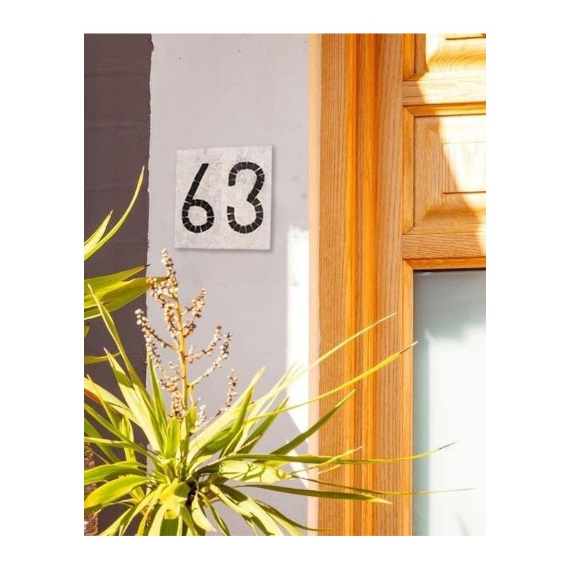 Mosaic House Numbers