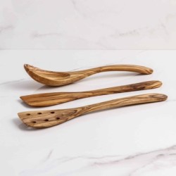 Olive Wood Utensils Set Handmade