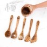 Kitchen Utensil Set Handmade from Olive Wood