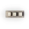 Concrete Candle Holder Tray. Set of 3