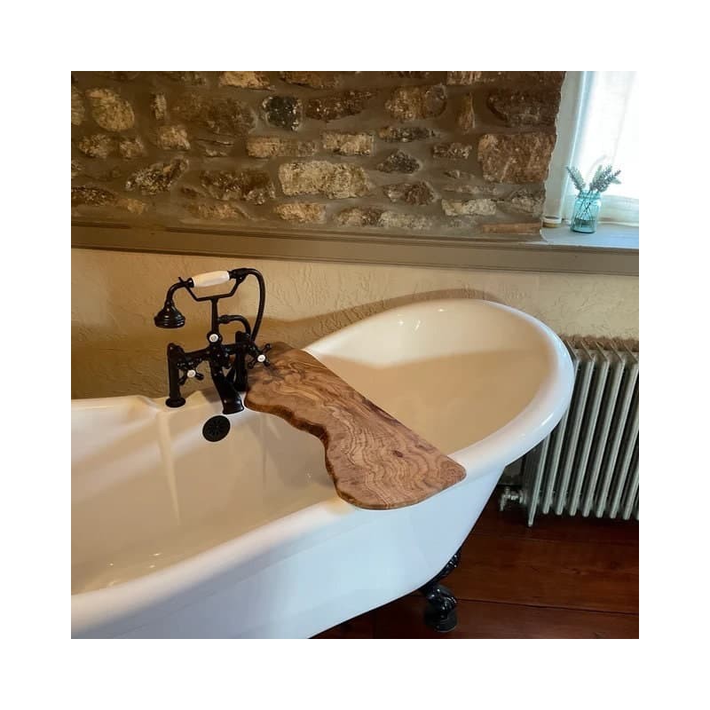 Handmade Bathtub Wood Tray, Tub Caddy Tray