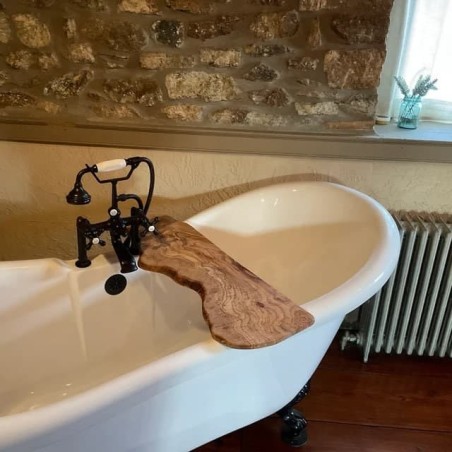 Handmade Bathtub Wood Tray, Tub Caddy Tray