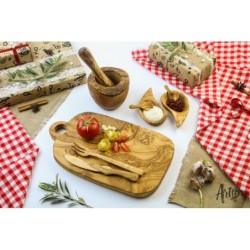 Rectangular Olive Wood Cutting Board
