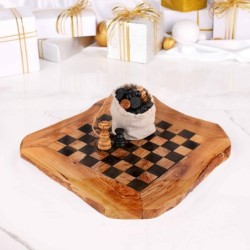 Wood and Resin Chess Set Handmade