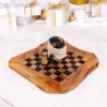 Wood and Resin Chess Set Handmade