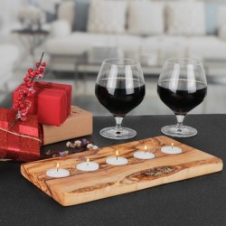 Handmade Tealight Wood Candle Holder