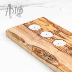 Handmade Tealight Wood Candle Holder