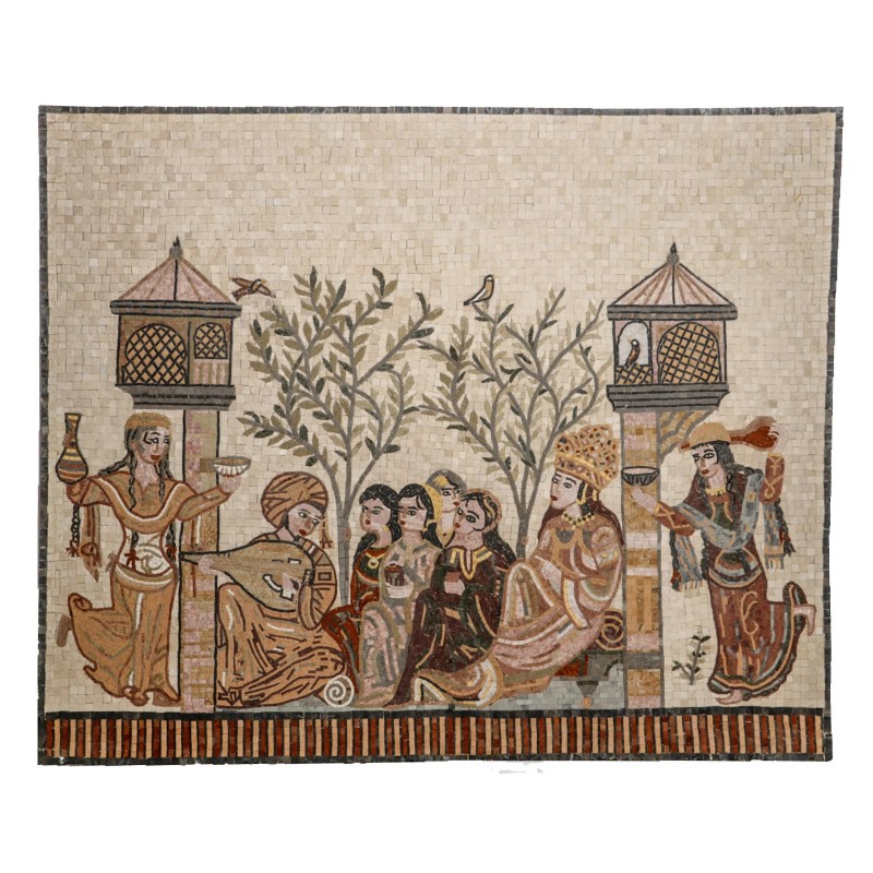 Handmade Mosaic Arabic Wall Decor