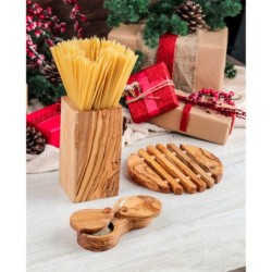 Set of Handmade Wood Kitchen Accessories