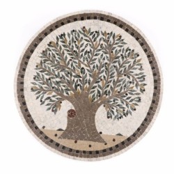 Olive Tree Kitchen Backsplash Mosaic Tile