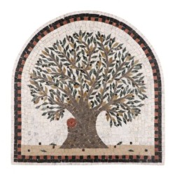Olive Tree Kitchen Backsplash Mosaic Tile