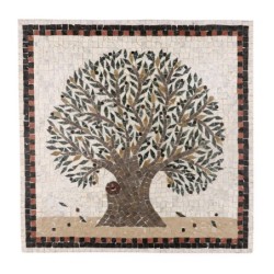Olive Tree Kitchen Backsplash Mosaic Tile