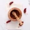 Large Wood Mortar and Pestle. Tunisian Handmade