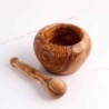Large Wood Mortar and Pestle. Tunisian Handmade
