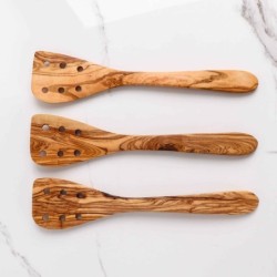 Set of Spatulas Handmade from Olive Wood