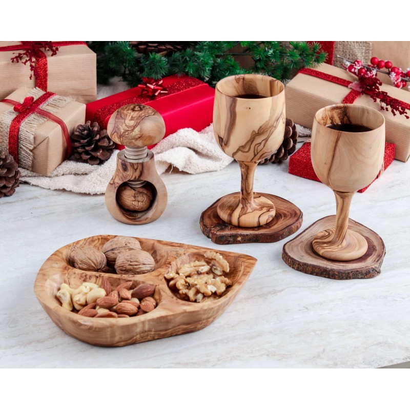Wooden Handmade Buffet Serving Set