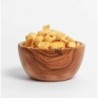 Medium Handmade Olive Wood Bowl – Natural Rustic Serveware