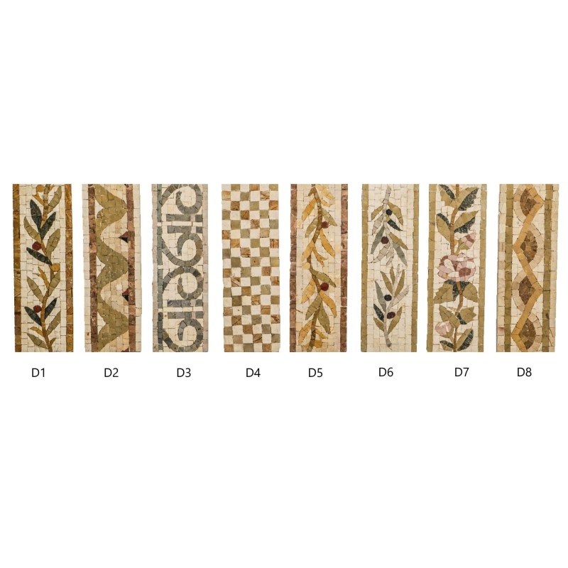 Handmade Tile Mosaic Border Designs