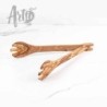 Large Handmade Olive Wood Salad Tongs