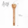 Large Handmade Olive Wood Salad Tongs
