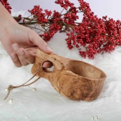 Kuksa Cup handmade of Tunisian Olive Wood