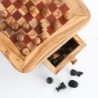 Wooden Chess Set with Storage and Chess Pieces