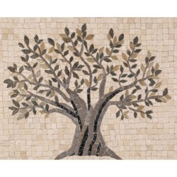 Olive Tree Kitchen Backsplash Mosaic Tile