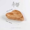 Custom couple portrait on Heart Shaped Wood