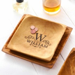 Wooden Valet Tray Set of 3