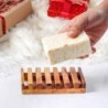 Handmade Wood Soap Dish with Drain