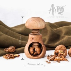 Cracker Nuts Handmade from Olive Wood