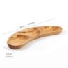 Divided Plate Handmade from Olive Wood