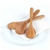 Set of 3 Handmade Olive Wood Spoons for Cooking