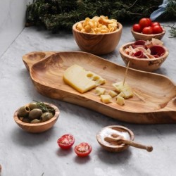 Large Handmade Wood Serving Platter