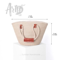 Straw Bag Handmade. Elegant Woven Bag
