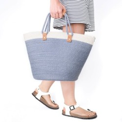 Chic Woven Bag. Handmade Straw Bag