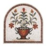 Handmade Floral Mosaic Tile Wall Art