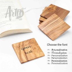 Handmade Personalized Coasters