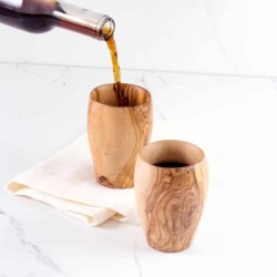 Beautiful Handmade Wooden Mug Set of 2