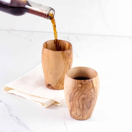 Beautiful Handmade Wooden Mug Set of 2