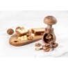 Small Olive Wood Cutting Board with Handle – Handmade Kitchen Board